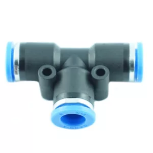 Pneumatické T-připojení Ø 10 mm + 10 mm + 6 mm